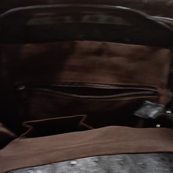 Tory Burch Burgandy/Plum Tote Bag Pristine Condition - Picture 9 of 11